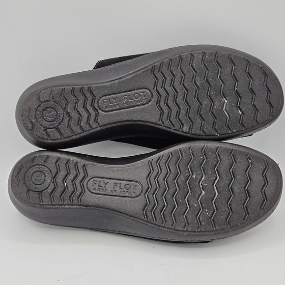 Fly Flot made in Italy leather anti-shock sandals size 37 US size 6 - Picture 13 of 16